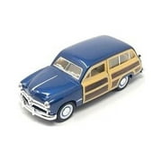 Kinsmart 5" 1949 Ford Woody Wagon Diecast Model Toy Car 140 Blue