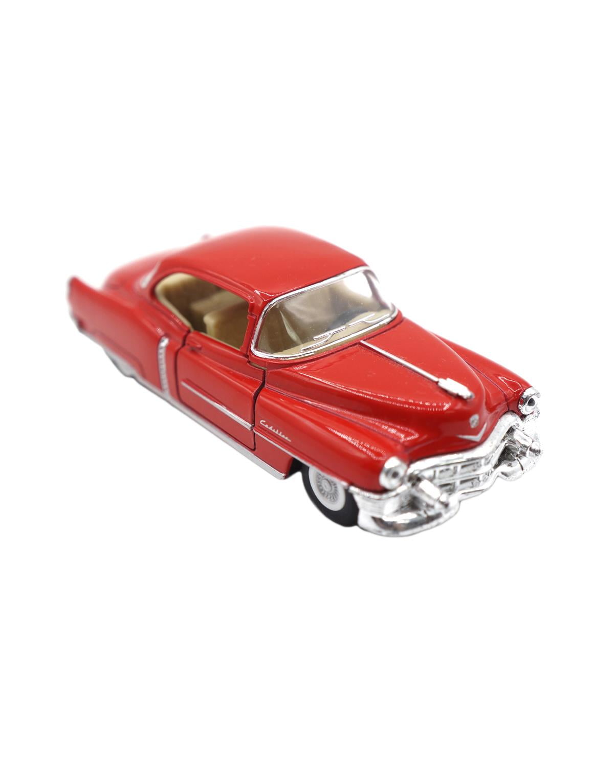 Kinsmart 5 1953 Cadillac Series 62 Coupe Diecast Model Toy Car but NO Box Cadillac Red Size 5 Fun Stuff Walmart