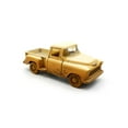 thumbnail image 1 of Kinsmart 5 1955 Chevy Stepside Muddy Diecast Model Toy Car, but NO Box, Chevy Yellow, Size: 5, 1 of 6