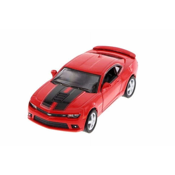 Kinsmart 5" 2014 Chevy Chevrolet Camaro Stripe Diecast Model Toy Car 1:38 Red