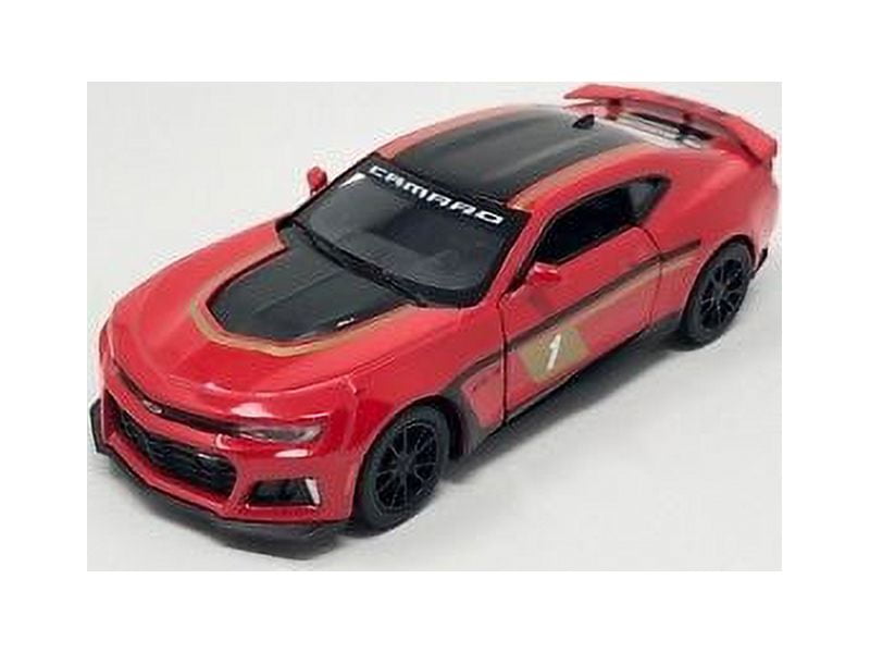 Kinsmart 5" 2017 Chevrolet Camaro ZL1 Livery Diecast Model Toy 1:38 Chevy- RED