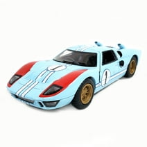 Kinsmart 5" Die-cast: 1966 Ford GT40 MKII Racing #1 Heritage Edition (Baby Blue) 1/32 Scale