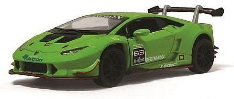 Kinsmart 5" Lamborghini Huracan LP620-2 Super Trofeo Diecast Model 1:36 Green