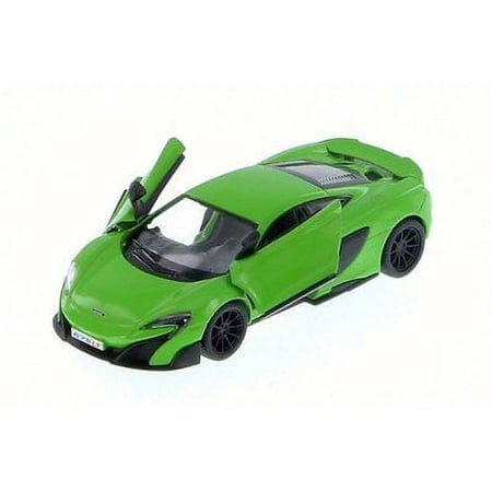 Kinsmart 5" McLaren 675LT Diecast Model Toy Car 1:36 Pull Action- Green