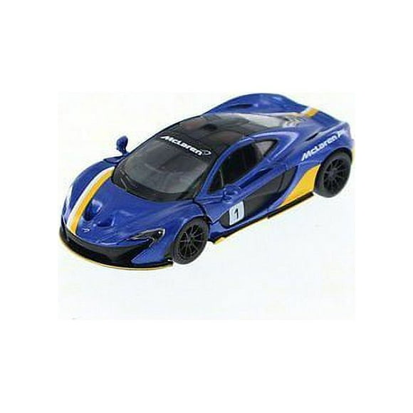 Kinsmart 5" McLaren P1 Stripes Exclusive Edition Diecast Model Car 1:36 Blue