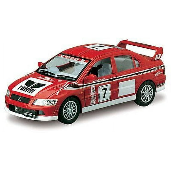 Kinsmart 5" Mitsubishi Lancer Evolution VII WRC Diecast Model Car 1:36 Evo 7 Rallye