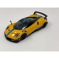 thumbnail image 1 of Kinsmart 5" Pagani Huayra BC Livery Edition Diecast Model Toy Car 1:38 Yellow, 1 of 2