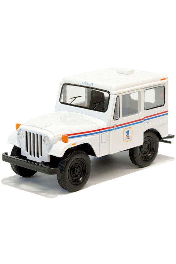 5'' USPS 1971 Jeep DJ-5B Diecast Model Toy Car 1:26- WHITE