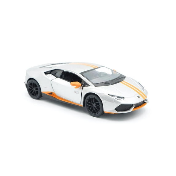 Kinsmart Lamborghini Hurancan Diecast Model Toy Car, but NO Box, Lamborghini Silver, Size: 5
