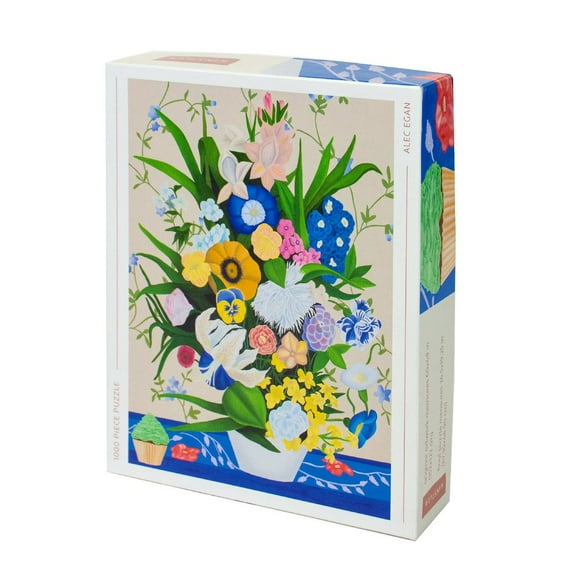 Kinstler: Bouquet with Cupcake (Dessert) 1000 Piece Jigsaw Puzzle for Adults