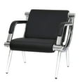 thumbnail image 1 of Kinsuite 1-seat Waiting Room Chairs - Office Reception Chairs Guest & Reception Chairs for Salon Barber Bench Airport Bank Hall Visitor Guest Black PU Leather, 1 of 10