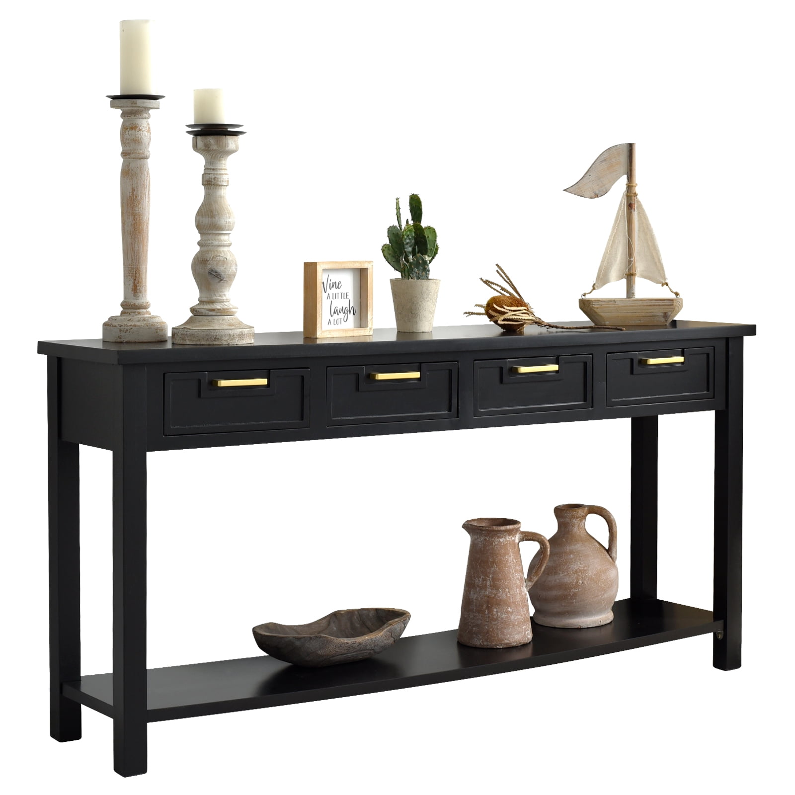 60 black console table deals