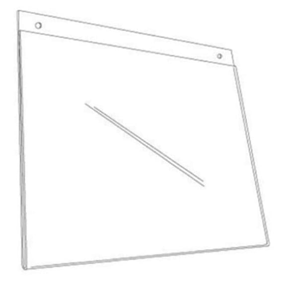Kinter 272053 8.5 x 11 in. Pallet Sign - Case of 2