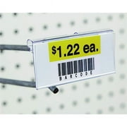 Kinter 9717372 1.25 x 0.312 x 2 in. T-Style Peg Fronts Plastic Hook, Clear