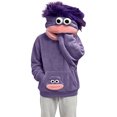 thumbnail image 1 of Kintue Big Mouth Monster Pullover Hoodies Unisex Flannel Hooded Sweatshirt, Plush Soft Cosplay Novelty Funny Halloween Costume Oversized Pajamas Fleece Outfits Gifts, 1 of 4