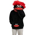 thumbnail image 1 of Kintue Big Mouth Monster Pullover Hoodies Unisex Flannel Hooded Sweatshirt, Plush Soft Cosplay Novelty Funny Halloween Costume Oversized Pajamas Fleece Outfits Gifts, 1 of 5