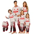 thumbnail image 1 of Kintue Ultra Soft Family Halloween Pajamas Matching Sets Festive Prints 2-Piece Long Sleeve Pjs Pants for Women Men, 1 of 5