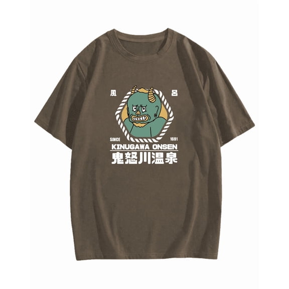 Kinugawa Onsen Cotton casual T-shirt