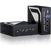 Kinupute AI Mini PC, Core Ultra 9 285H Up to 5.4GHz, 99 TOPS AI NPU, Arc 140T Graphics, Windows 11 Pro, 16GB DDR, 1TB PCIe 4.0 SSD, Dual 2.5G LAN, HDMI 2.1, DP, USB4, 8K, Wi-Fi 7