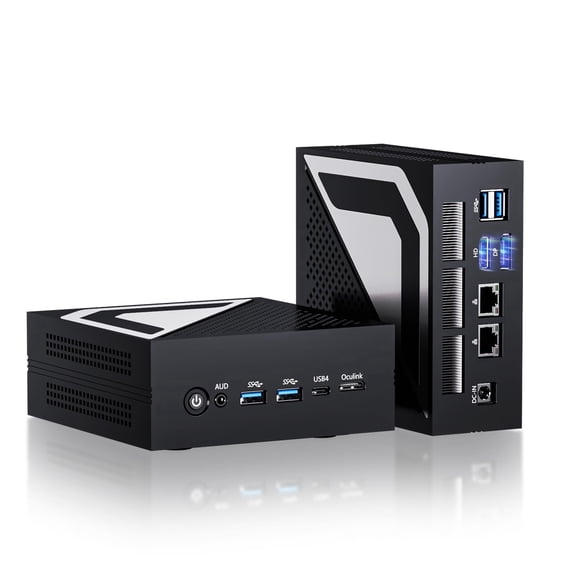 Kinupute AI Mini PC, Intel Core Ultra 7 155H, 32GB DDR5 RAM 1TB PCIe 4.0 SSD, Windows 11 Pro, WiFi 7, Dual 2.5G LAN, USB4, OCuLink, Triple 8K Display