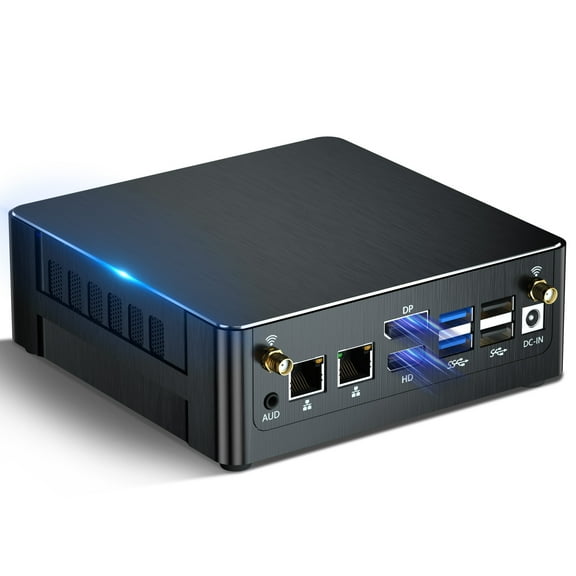 Kinupute Mini PC i9, Desktop Computer with Core i9-12900H 3.8-5.0GHz, Windows 11 Pro, 64G DDR4, 2T M.2 PCIE4.0 SSD, DP/HDMI/USB-C Port, 8K@60Hz, Dual LAN, 1x2.5G RJ45 LAN, WiFi6E/BT5.3, USB3.2, VESA
