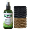 thumbnail image 1 of Kinven Bracelets and Spray Pack for Mosquito - 4oz Spray + 12 Bracelet, Brown, Black, Great Looking and Natural, Insect Wristband & Spray, Waterproof, Indoor Outdoor Protection for Adults & Kids, 1 of 6