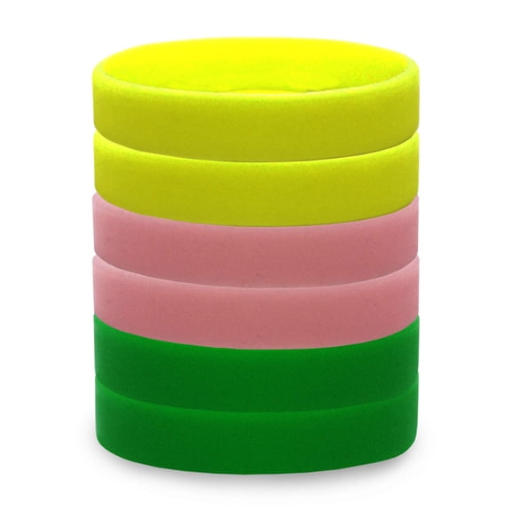 Kinven Glowing Silicone Bracelet Mosquito Repellent - 6 Packs (Multicolor)&nbsp;
