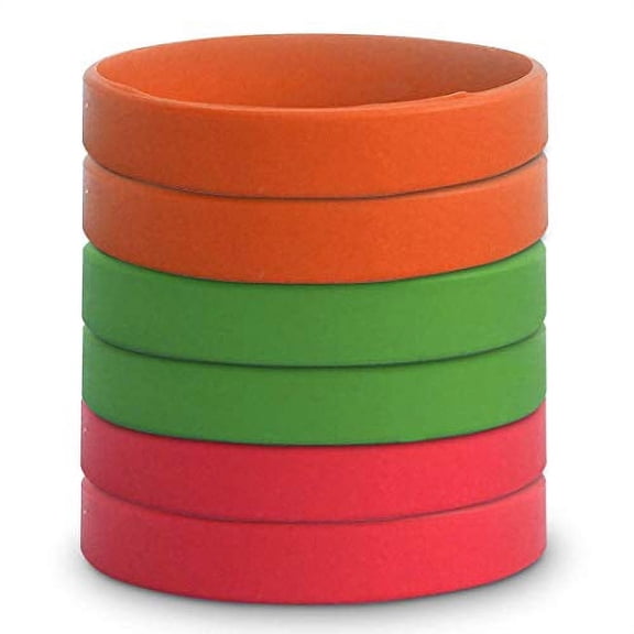 Kinven Mosquito Repellent Silicone Bracelet - Wrist Rubber Band Insect Protection in Resealable Bag, 100% Natural, 120 Hours Long Lasting, 6 Packs (Multicolor)