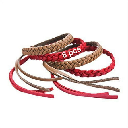 Kinven Original Mosquito Insect Repellent Bracelet Waterproof Natural DEET Free Insect Repellent Bands, Brown/Red