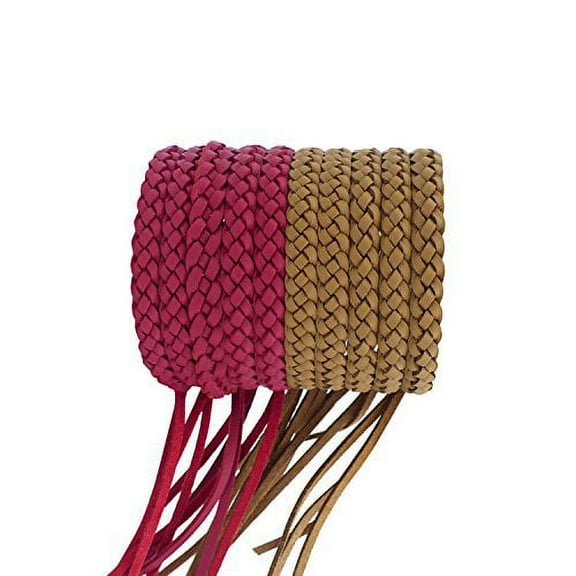 Kinven Original Mosquito Insect Repellent Bracelet Waterproof Natural DEET Free Insect Repellent Bands, Brown/Red