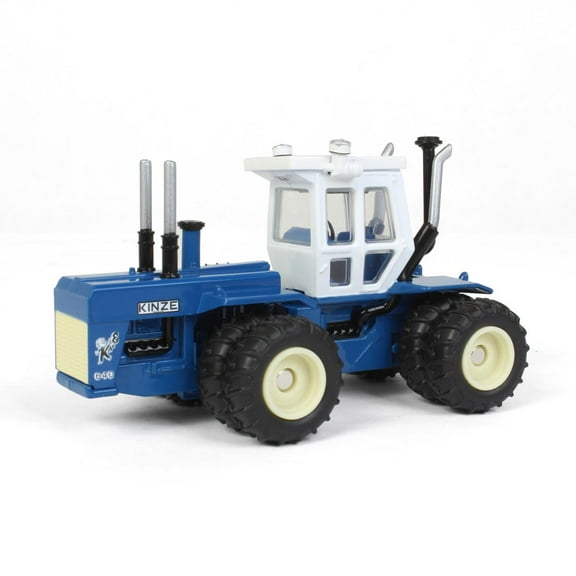 Kinze 640 Big Blue Tractor with Dual Wheels Blue and White 1/64 Diecast Model by SpecCast