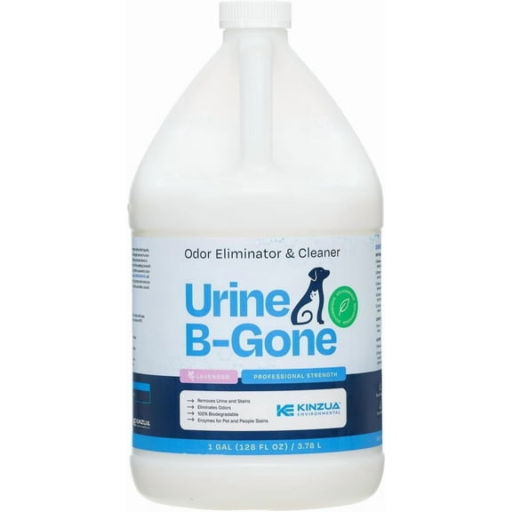 Kinzua Environmental Urine B-Gone, Enzyme Odor Eliminator & Pet Stain Remover, 1 Gallon, Lavender