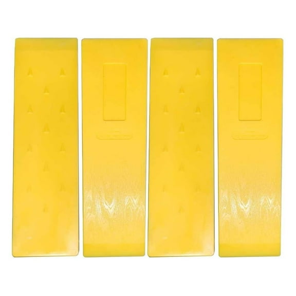 KioJJp 4 Pack 12" Tree Felling Wedge Logging Bucking Falling Plastic (Yellow)