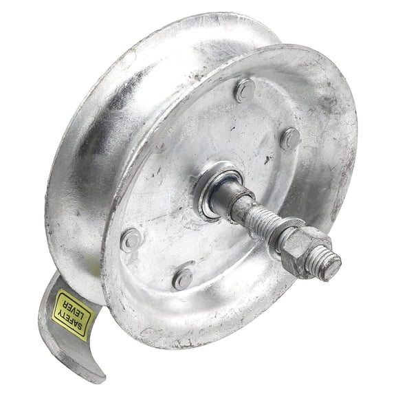 KioJJp 7" Steel Pipe Track (Safety) Galvanized for 1 5/8" O.D. Pipe Track