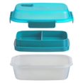 thumbnail image 1 of KioJJp Fuel Summit 40oz Two-Tier Bento Box | Tropical, 1 of 7