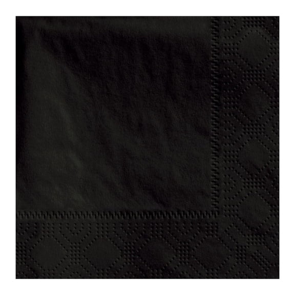 KioJJp Napkins, 4-3/4" x 4-3/4", Black, Case Of 1,000 Napkins