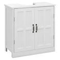 thumbnail image 1 of KioJJp Pedestal Sink Storage Cabinet, Under Sink Cabinet, Bathroom Vanity Cabinet with Double Doors and Adjustable Shelf, White, 1 of 9