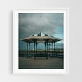 thumbnail image 1 of Kiosque Victoria - Québec City Québec Canada Photography Architecture Boardwalk Vintage Scenic Travel Poster City Harbor White Framed Wall Art Print 8 x 10 inches, 1 of 3