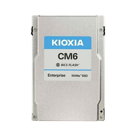 Kioxia KCM6XRUL3T84 CM6-R 3.84TB NVMe PCIe4x4 2x2 2.5" Hard Drive