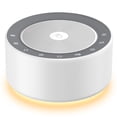 thumbnail image 1 of Kipcush 30 Soothing Sounds White Noise Machine with Night Light and Timer for Babies and Adults White, 1 of 8