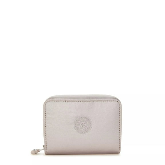 Kipling Women's Money Love Metallic Small RFID Blocking Zipper Wallet