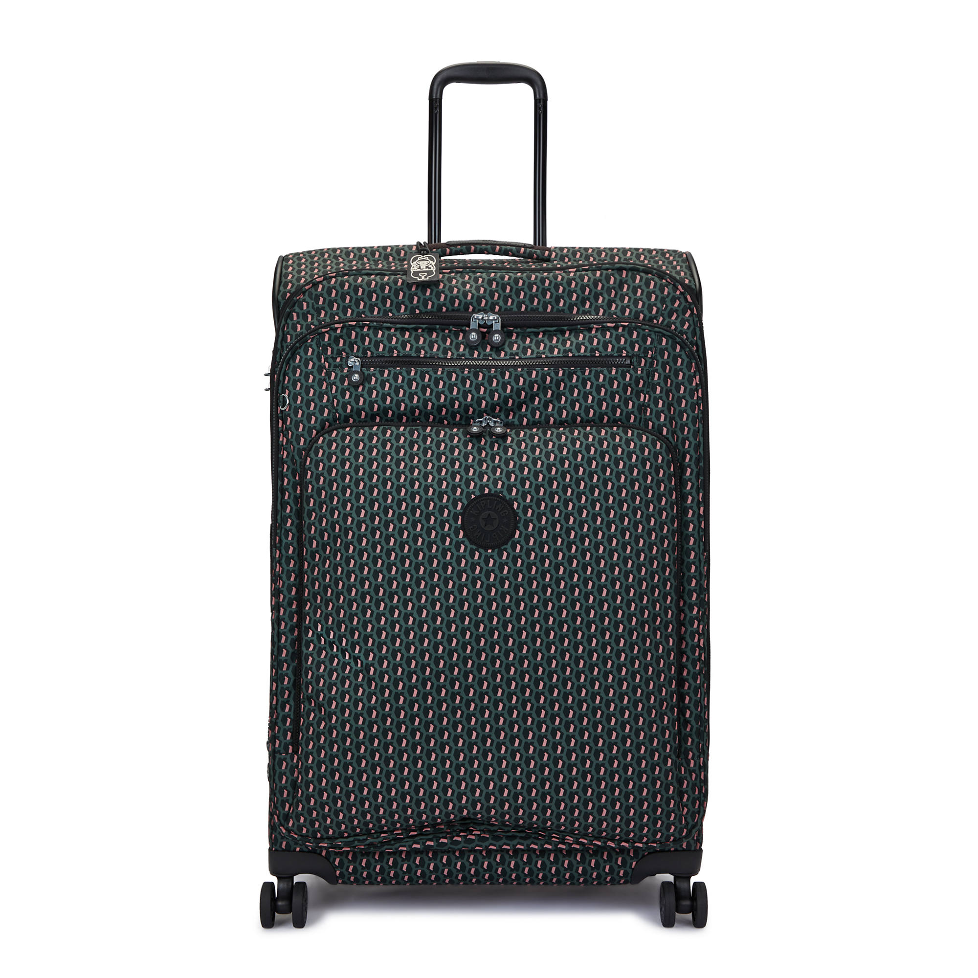 Kipling New Youri Spin Large 4 Wheeled Rolling Luggage 3D K Pink