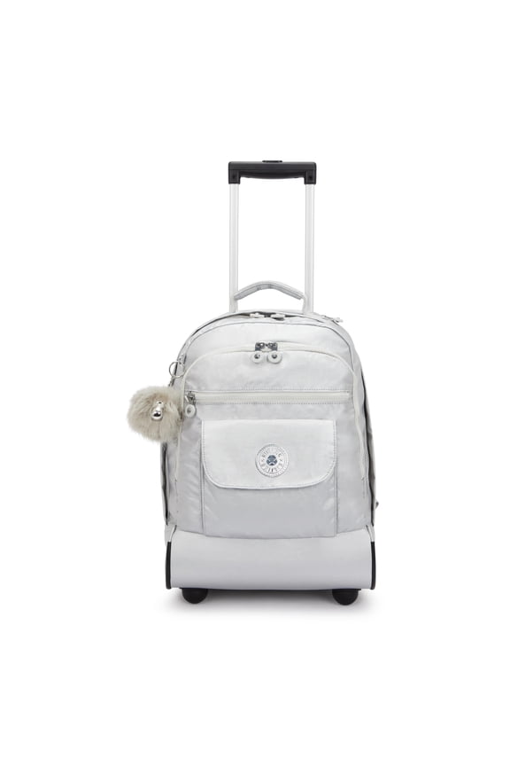 Sanaa Large Metallic Rolling Backpack