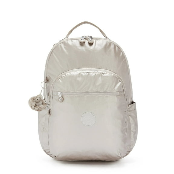 Kipling Seoul Extra Large Metallic 17" Laptop Backpack Metallic Glow