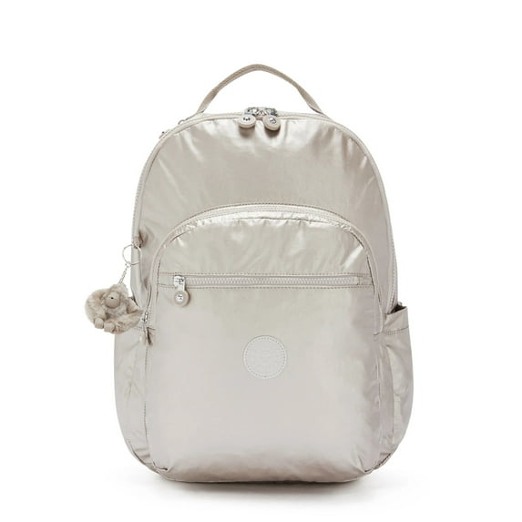 Kipling Seoul Extra Large Metallic 17" Laptop Backpack Metallic Glow