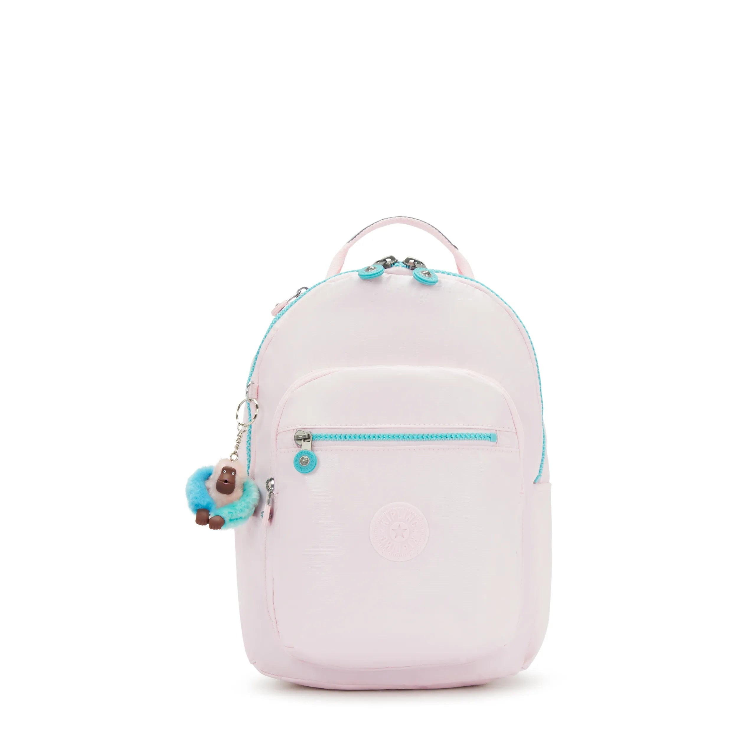 KIPLING Seoul Small Metallic Tablet School Backpack with Padded Straps