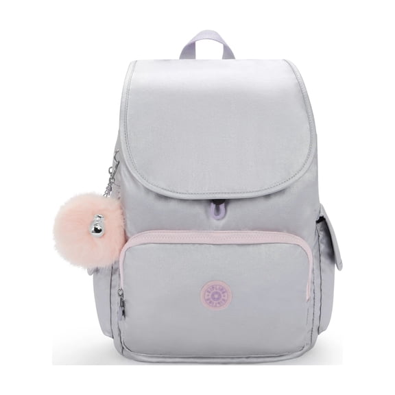 Kipling Women's City Pack Medium Metallic Fashion Backpack Water Resistant