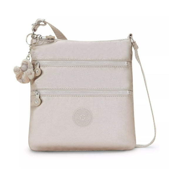 Kipling Women's Keiko Metallic Crossbody Mini Bag with Adjustable Strap