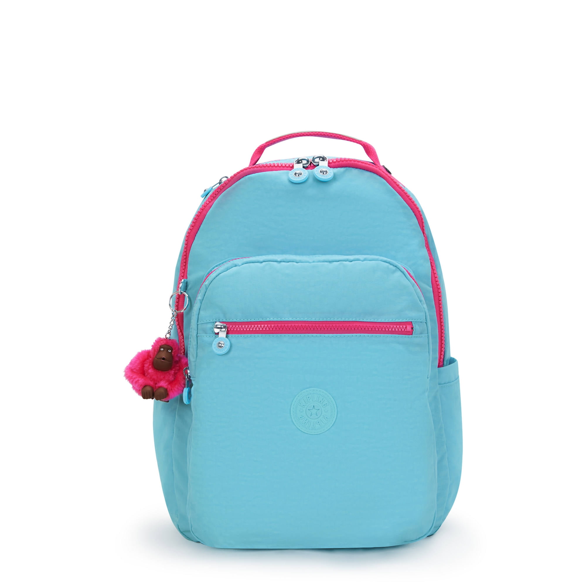 bright jansport backpacks Cross Town Backpack 17" x 12.5" x 6" - Simple Bag for Everyone with 1 Main Compartment, Front Utility Pocket - Premium Class Accessories - Peach Neon Go big with the Big Student backpack JanSport SuperBreak Backpack Fluorescent PinkOrange