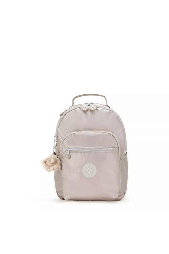 Women's Seoul Small Metallic Tablet Backpack with Padded Straps